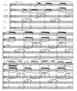 鹅妈妈组曲 第三乐章 宝塔皇后 弦乐五重奏总谱 有试听-云音圈