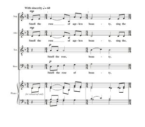 商品为SATB 四声部合唱线谱 A Moment's Measure 艾伦版 阿卡贝拉 混声无伴奏合唱谱 有试听-云音圈