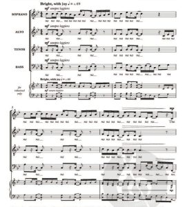 商品为SATB 四声部合唱线谱 A Tree Is a Song 麦克道威尔版 混声合唱谱 有试听-云音圈