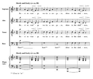 商品为SATB 四声部合唱线谱 Be the Change 法内尔版 混声合唱谱 有试听-云音圈