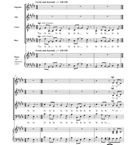 商品为SATB 四声部合唱线谱 But Let Justice Roll 菲利普版 阿卡贝拉 混声无伴奏合唱谱 有试听-云音圈