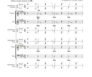 商品为SATB 四声部合唱线谱 Canto De Pilon 格拉塞斯版 阿卡贝拉 无伴奏混声合唱谱 有试听-云音圈