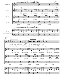 商品为SATB 四声部合唱线谱 Count on Me 科比肖版 阿卡贝拉 混声无伴奏合唱谱 有试听-云音圈