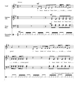 商品为SATB 四声部合唱线谱 Greed 伯妮斯版 混声合唱谱 有试听-云音圈