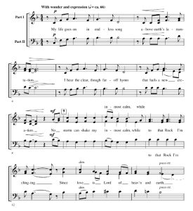 商品为SAB 三声部合唱线谱 How Can I Keep from Singing 罗宾逊版 阿卡贝拉  混声无伴奏合唱谱 有试听-云音圈