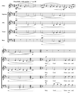 商品为SATB 四声部合唱线谱 I Give You Peace 多米尼克版 阿卡贝拉  混声合唱谱 有试听-云音圈