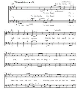 商品为合唱伴奏音频mp3 I'm a Walking Symphony 布罗斯版 合唱伴奏音频 有试听-云音圈