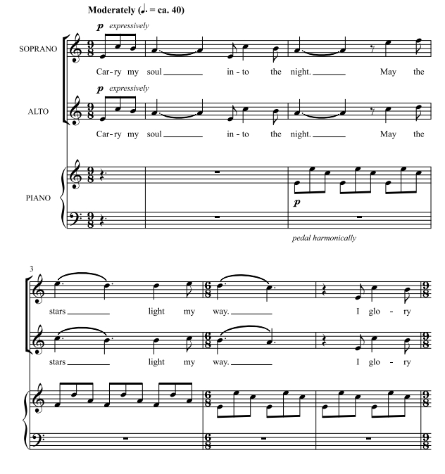 商品为合唱伴奏音频mp3 In Noctem 贝克版 合唱伴奏音频 有试听