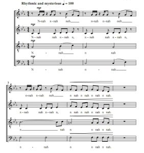 商品为SATB 四声部合唱线谱 In the Mist 克雷林 阿卡贝拉 混声无伴奏合唱谱 有试听-云音圈