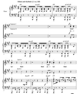 商品为SSA 三声部合唱线谱 Jai Ho 布莱默版 童声女声合唱谱 有试听-云音圈