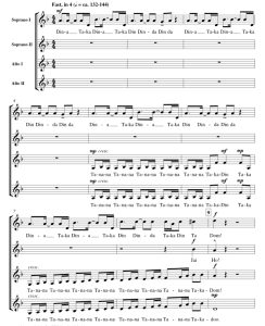 商品为SSAA 四声部合唱线谱 Jai Ho 斯佩里版 阿卡贝拉 童声女声无伴奏合唱谱 有试听-云音圈