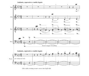 商品为SATB 四声部合唱线谱 Malinak Lay Labi 乔治版  混声合唱谱 有试听-云音圈