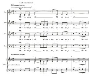 商品为SATB 四声部合唱线谱 Mirame Asi 乔治版 阿卡贝拉 混声无伴奏合唱谱 有试听-云音圈