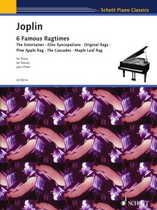 乔普林 6首著名拉格泰姆钢琴曲谱 德国硕特原版-云音圈