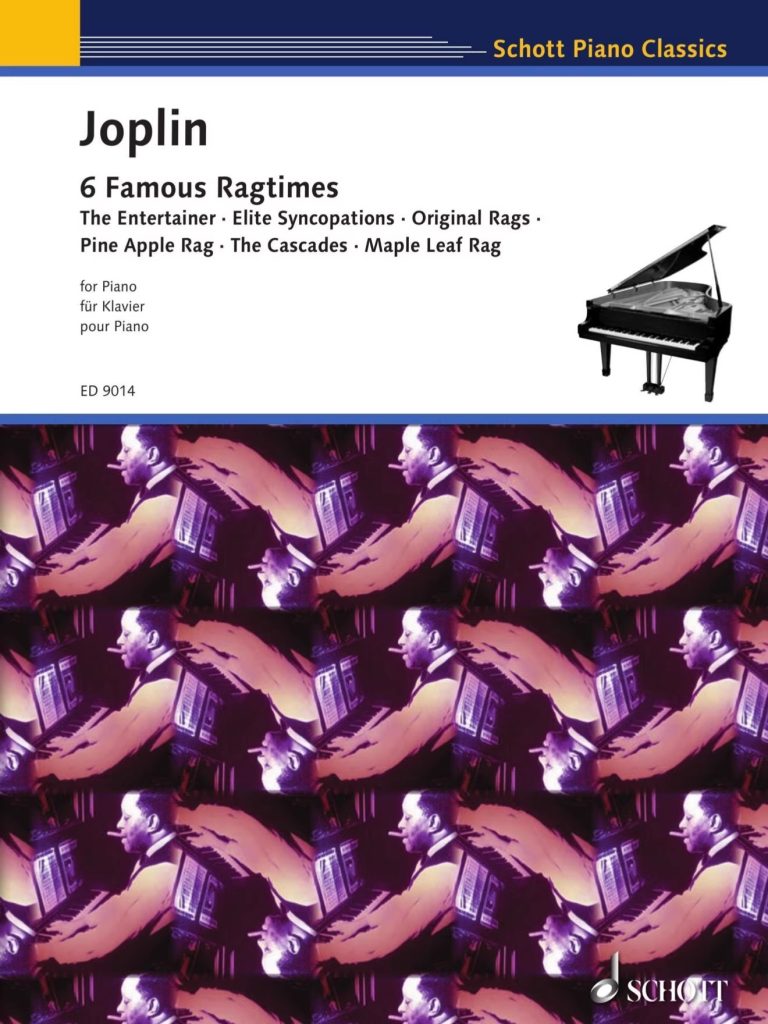 乔普林 6首著名拉格泰姆钢琴曲谱 德国硕特原版