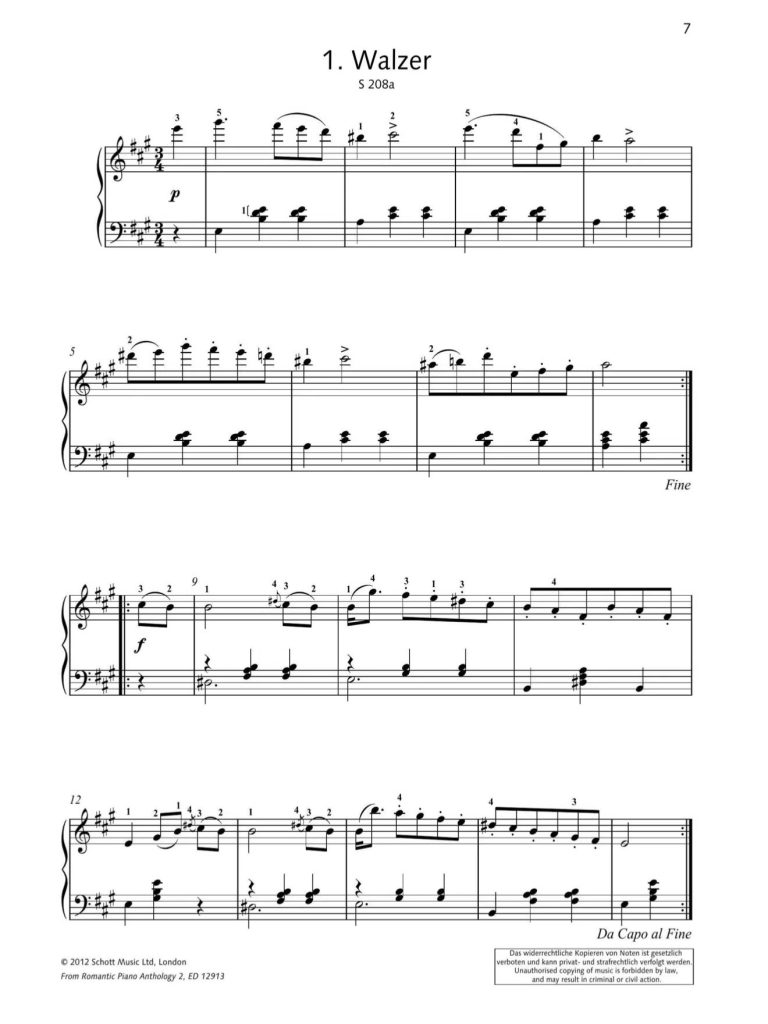 图片[4]-李斯特纪念册和短小钢琴作品《Albumblätter und kleine Klavierstücke》朔特原版钢琴谱