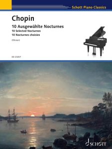 肖邦 10首精选夜曲曲集 朔特原版钢琴谱-云音圈