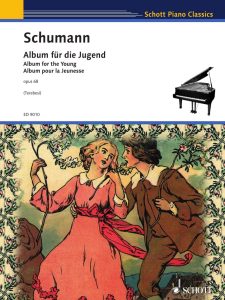 舒曼《青少年钢琴练习册》Op.68 德国Schott朔特原版钢琴谱 适合初学者和进阶学习者-云音圈