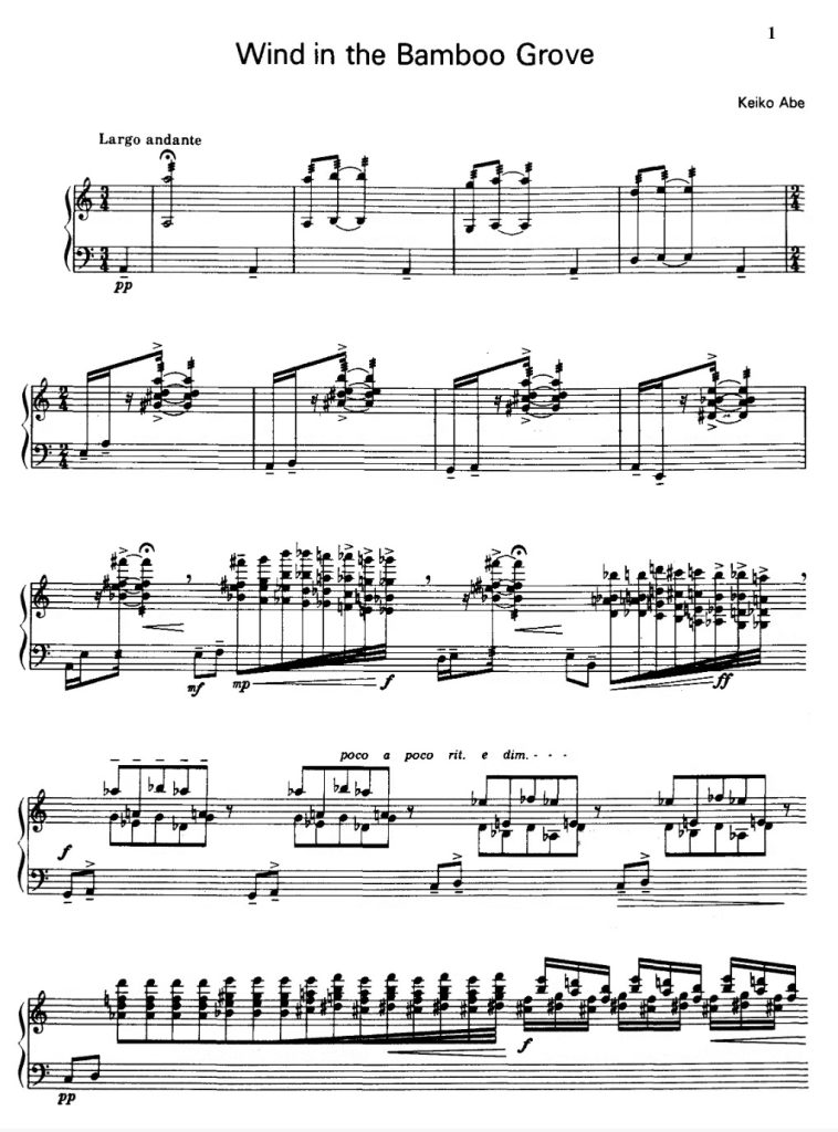 图片[3]-安倍圭子马林巴作品独奏谱 Keiko Abe经典四本曲集