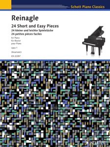 24首短小简易钢琴曲 24 Short and Easy Pieces Opus 1 朔特原版-云音圈