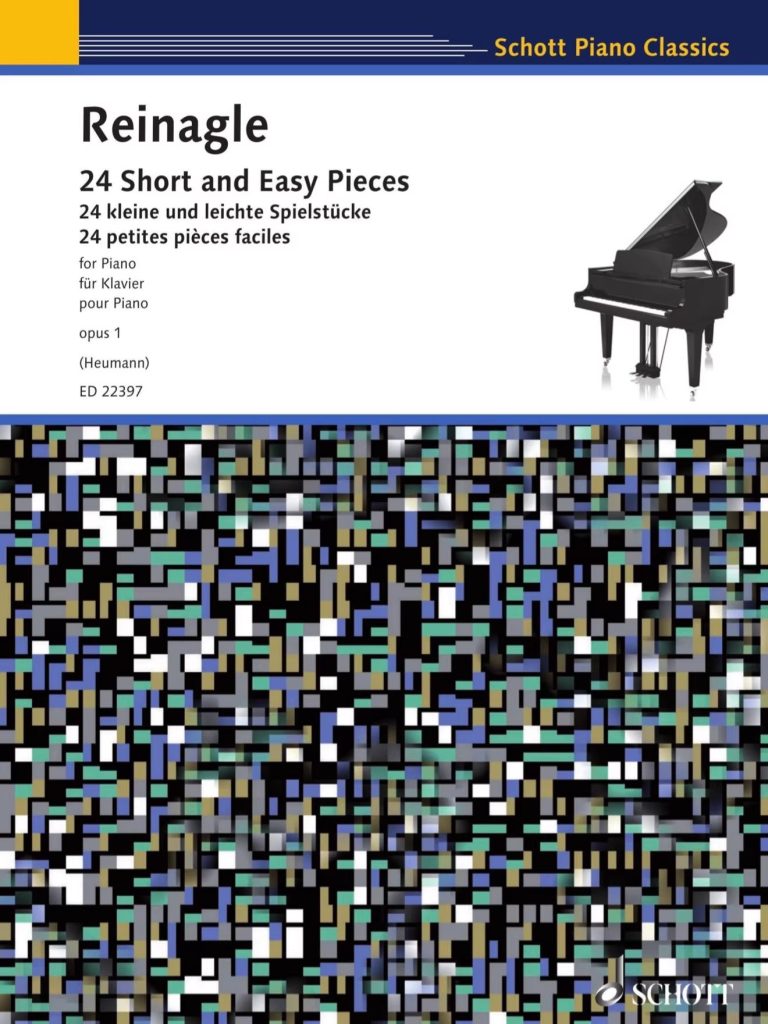 24首短小简易钢琴曲 24 Short and Easy Pieces Opus 1 朔特原版