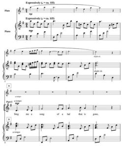 商品为SA 二声部合唱线谱 Over the Sea to Skye 唐纳利版 童声女声合唱谱 有试听-云音圈