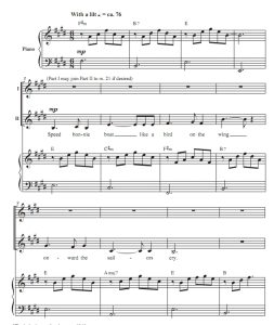 商品为SA 二声部合唱线谱 Over the Sea to Skye 爱默生版 童声女声合唱谱 有试听-云音圈