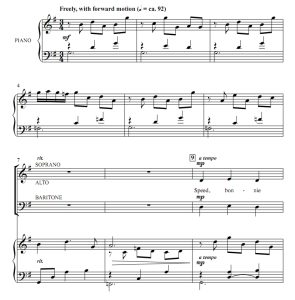 商品为SAB 三声部合唱线谱 Over the Sea to Skye 瓦格纳版 混声合唱谱 有试听-云音圈