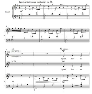 商品为SSA 三声部合唱线谱 Over the Sea to Skye 瓦格纳版 童声女声合唱谱 有试听-云音圈