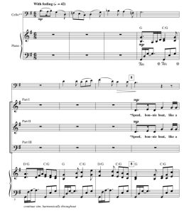 商品为SAB 三声部合唱线谱 Over the Sea to Skye 米勒版 混声合唱谱 有试听-云音圈