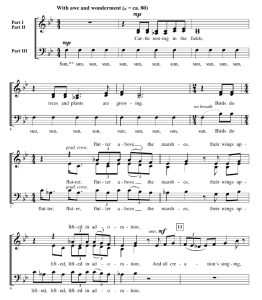 商品为SAB 三声部合唱线谱 Poem to the Sun 科比肖版 阿卡贝拉 混声合唱谱 有试听-云音圈