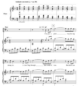 商品为TTB 三声部合唱线谱 Poor Wayfaring Stranger 利维特版 男声合唱谱 有试听-云音圈