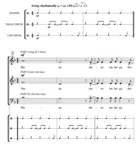 商品为SAB 三声部合唱线谱 Shona Malanga 考特尼版 阿卡贝拉 混声合唱谱 有试听-云音圈