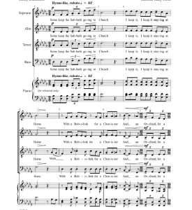 商品为SATB 四声部合唱线谱 Some Keep the Sabbath 詹妮弗 阿卡贝拉 混声无伴奏合唱谱 有试听-云音圈