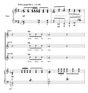 商品为SSA 三声部合唱线谱 The Gift to Sing 迪尔沃思版 童声女声合唱谱 有试听-云音圈