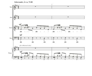 商品为SATB 四声部合唱线谱 The Kitten 阿卡贝拉 混声合唱谱 有试听-云音圈