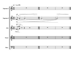 商品为SSATB 五声部合唱线谱 These Two Very Nights 雷西奥版 阿卡贝拉 混声无伴奏合唱谱 有试听-云音圈
