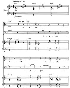 商品为SAB 三声部合唱线谱 以利亚赞歌 Elijah Rock 爱默生版 混声合唱谱 有试听-云音圈