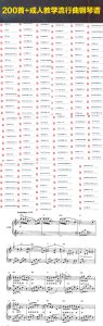 200首+看着就能弹得流行钢琴乐谱 带指法+和弦标注-云音圈