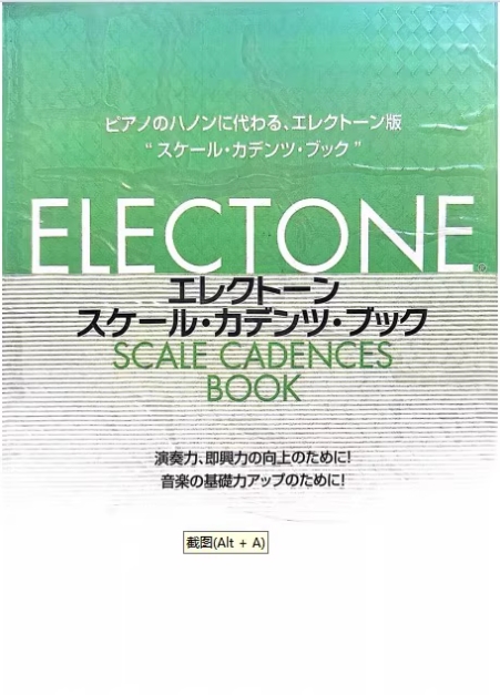 雅马哈双排键教材音色数据曲谱 即兴演奏力基础教和声练习 共两本