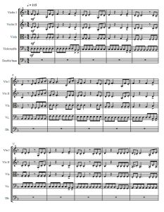 永不退缩Never Back Down地狱咫尺插曲 3级 弦乐合奏 总谱+分谱 有试听-云音圈