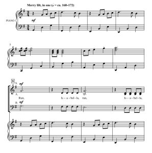 商品为SAB 三声部合唱线谱 珍妮·伊莎贝拉带来了火炬  伦茨版 混声合唱谱 有试听-云音圈