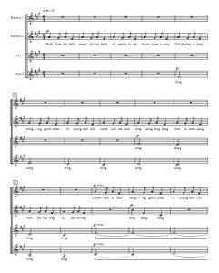 商品为SSAA 四声部合唱线谱 钟声颂歌 童声女声合唱谱 有试听-云音圈