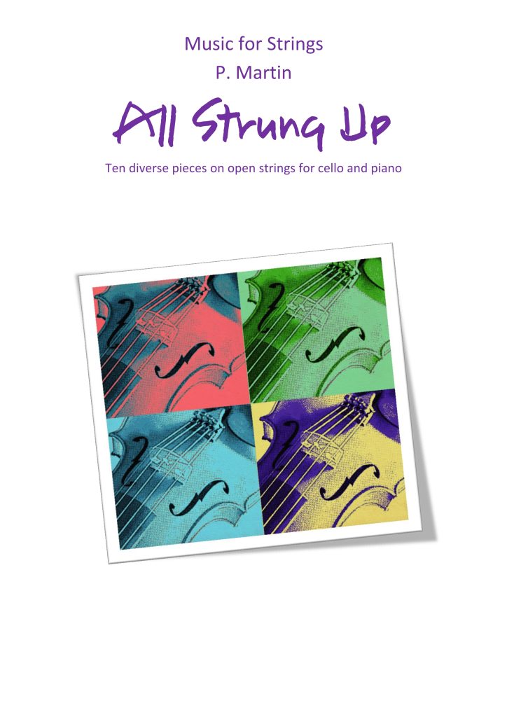 10首风格多样、趣味盎然的开放弦乐曲 All Strung Up 大提琴钢琴曲集 带音频 有试听