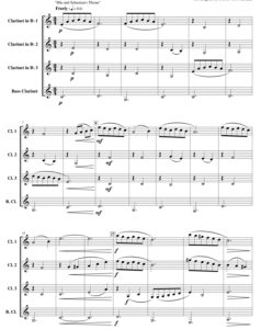 La La Land 爱乐之城 单簧管四重奏 总谱+分谱 有试听-云音圈