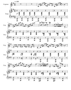 骑士之舞  小提琴钢琴总谱+分谱  有试听-云音圈