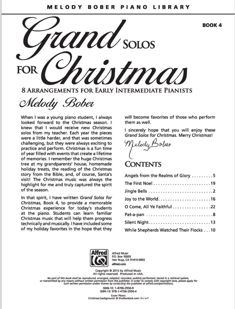 图片[5]-梅洛迪圣诞独奏曲《Grand Solos for Christmas》全6册 圣诞独奏曲集