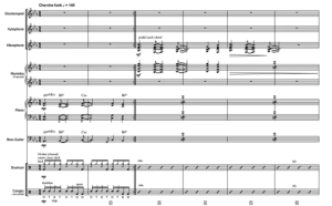 大冒险 中级 打击乐四重奏+节奏组（八重奏） 总谱+分谱 有试听-云音圈