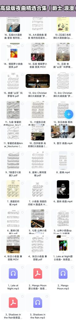16首高级感好听现代精选夜曲合集（爵士风 浪漫风）