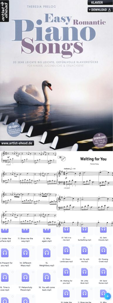 20首简单浪漫钢琴曲（特雷西娅·普雷洛格）Theresia Prelog 带试听音频
